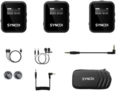 Synco G2 (A2) Lavaliera Wireless Dubla cu microfon incorporat [5]