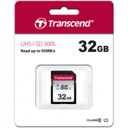 Transcend Silver 300S SD UHS-I U3 (V30) R95/W45 32GB [1]