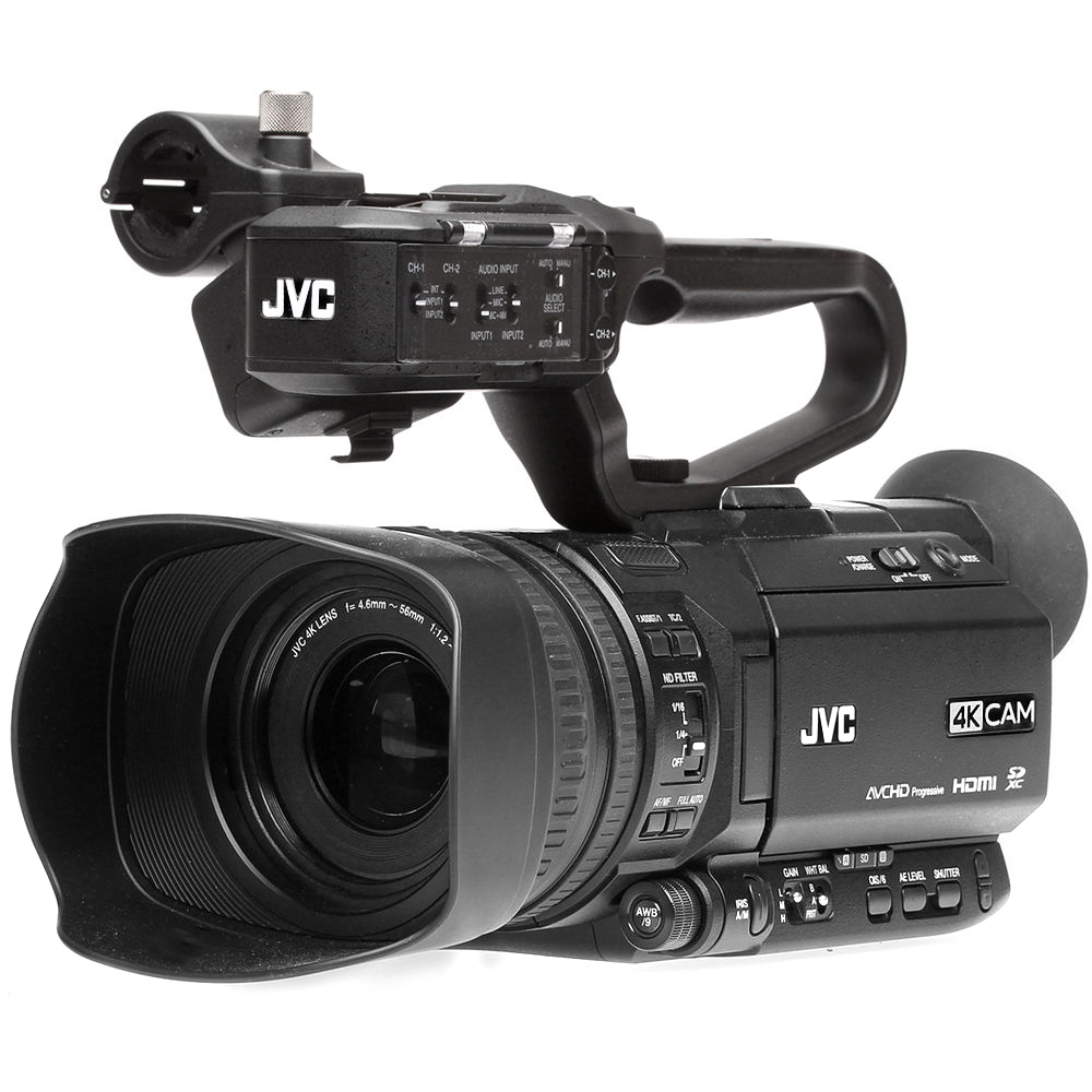 Accuracy produce graphic JVC GY-HM180E Camera Video 4K cu iesire SDI