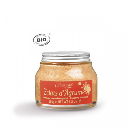 Cosmetice Spa BIONATURAL - Exfoliant de corp energizant cu Citrice BIO Éclats d’Agrumes Phyt's 180gr