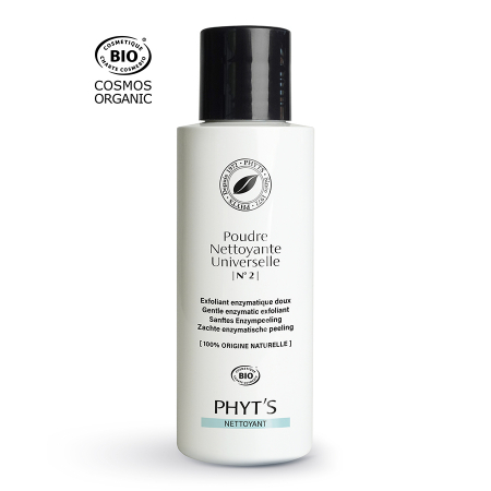 Cosmetice faciale bio - Exfoliant Bio Enzimatic Pudră cu Papaya și Postbiotice PHYT’S, 50g.