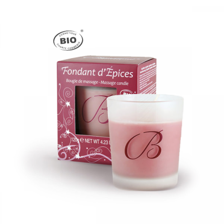 Escapade Epicée - Lumanare pentru masaj BIO Fondant d’Épices Phyt's 120 gr