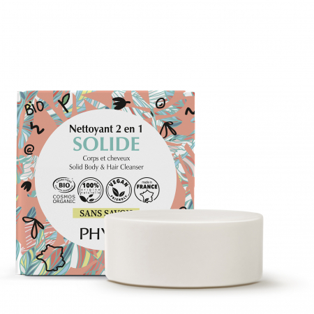 Cosmetice Solide Bio - Sampon solid 2 in 1 pentru corp si par BIO, 109ml