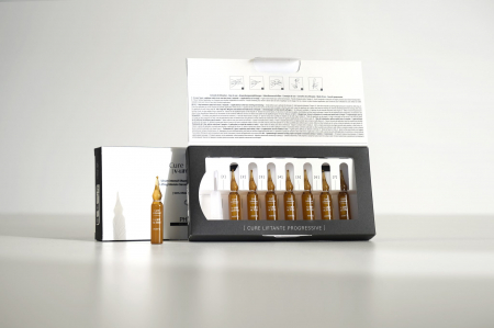 BioCosmeceutice -Alternativa la Medicina Estetica - Tratament Intensiv V-Lift Activ  pentru lifting si fermitate  (7 fiole x 2ml)