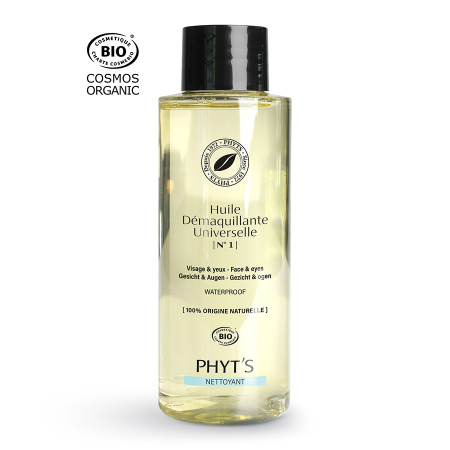 Creme bio de curatare si tonifiere - Ulei Bio  demachiant universal pentru față și ochi - Waterproof Phyt's 110 ml