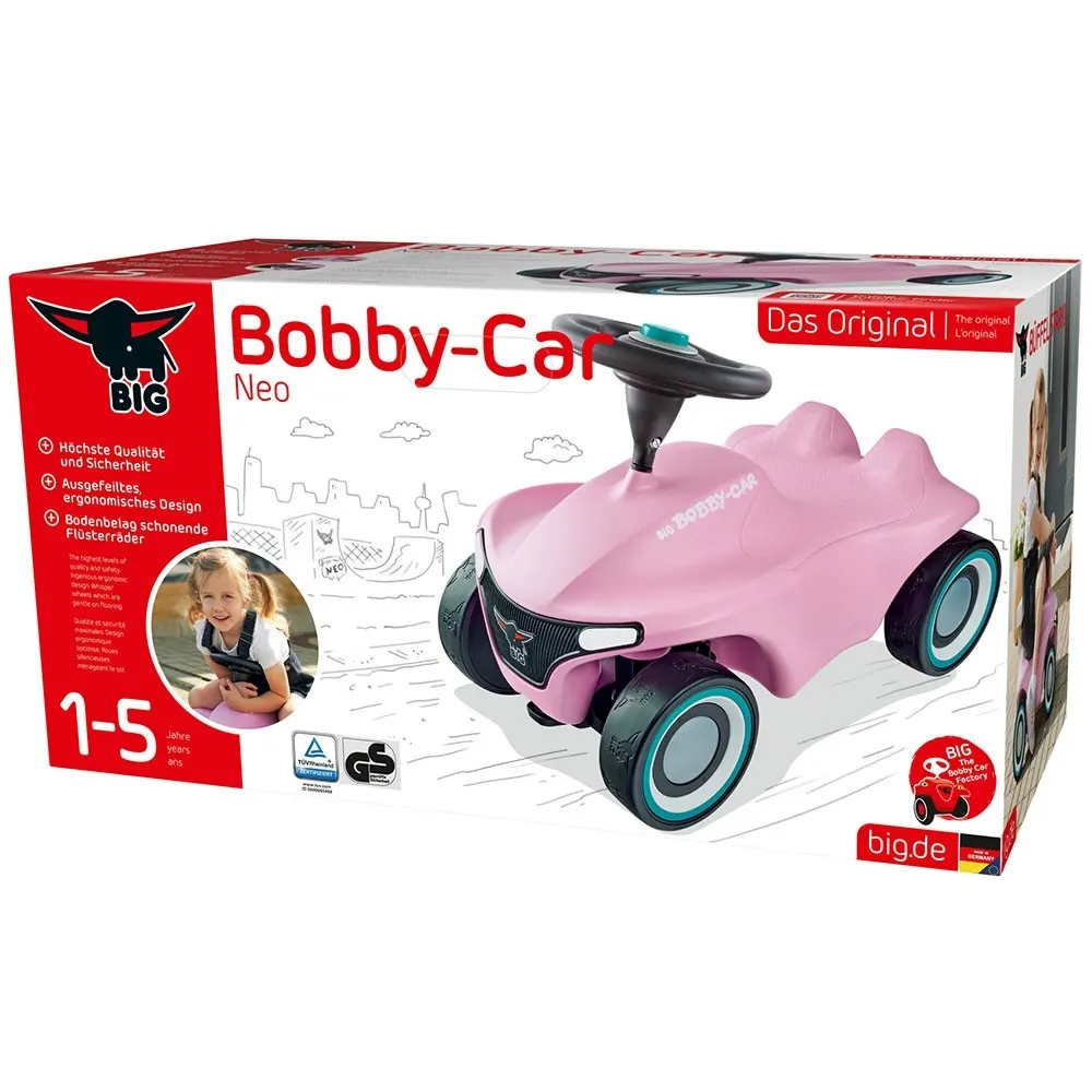 Masinuta de impins Big Bobby Car Neo rose [7]