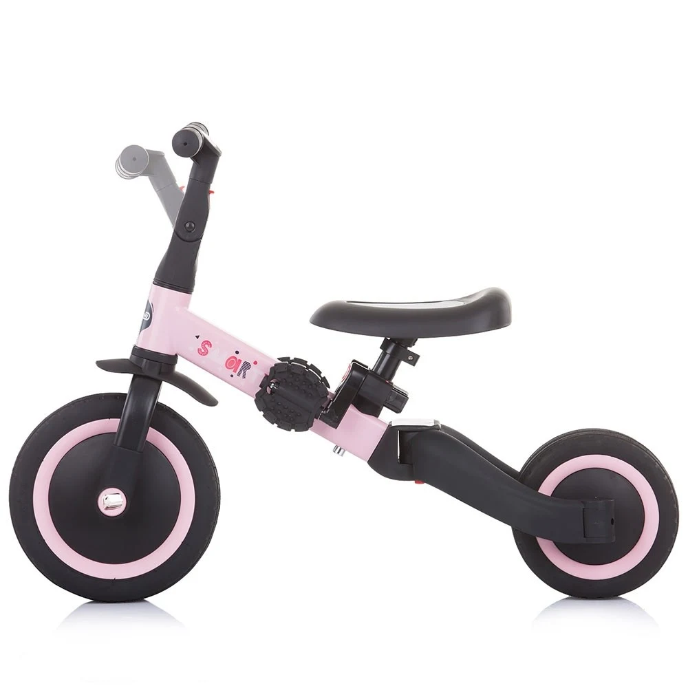 Tricicleta si bicicleta Chipolino Smarty 2 in 1 light pink [6]