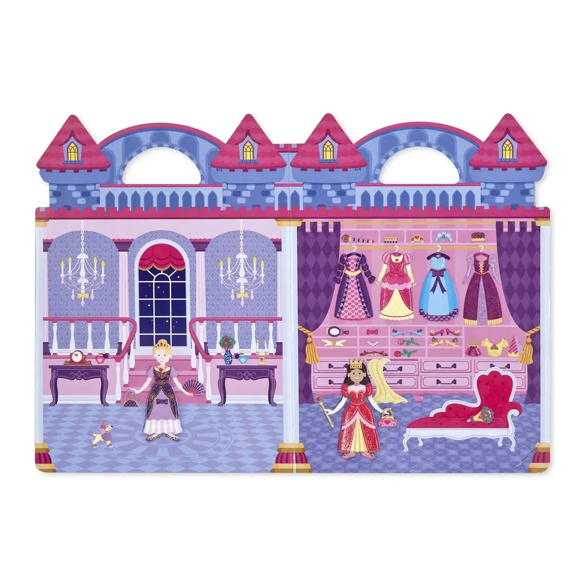 Abtibilduri pufoase Printese Melissa and Doug [2]