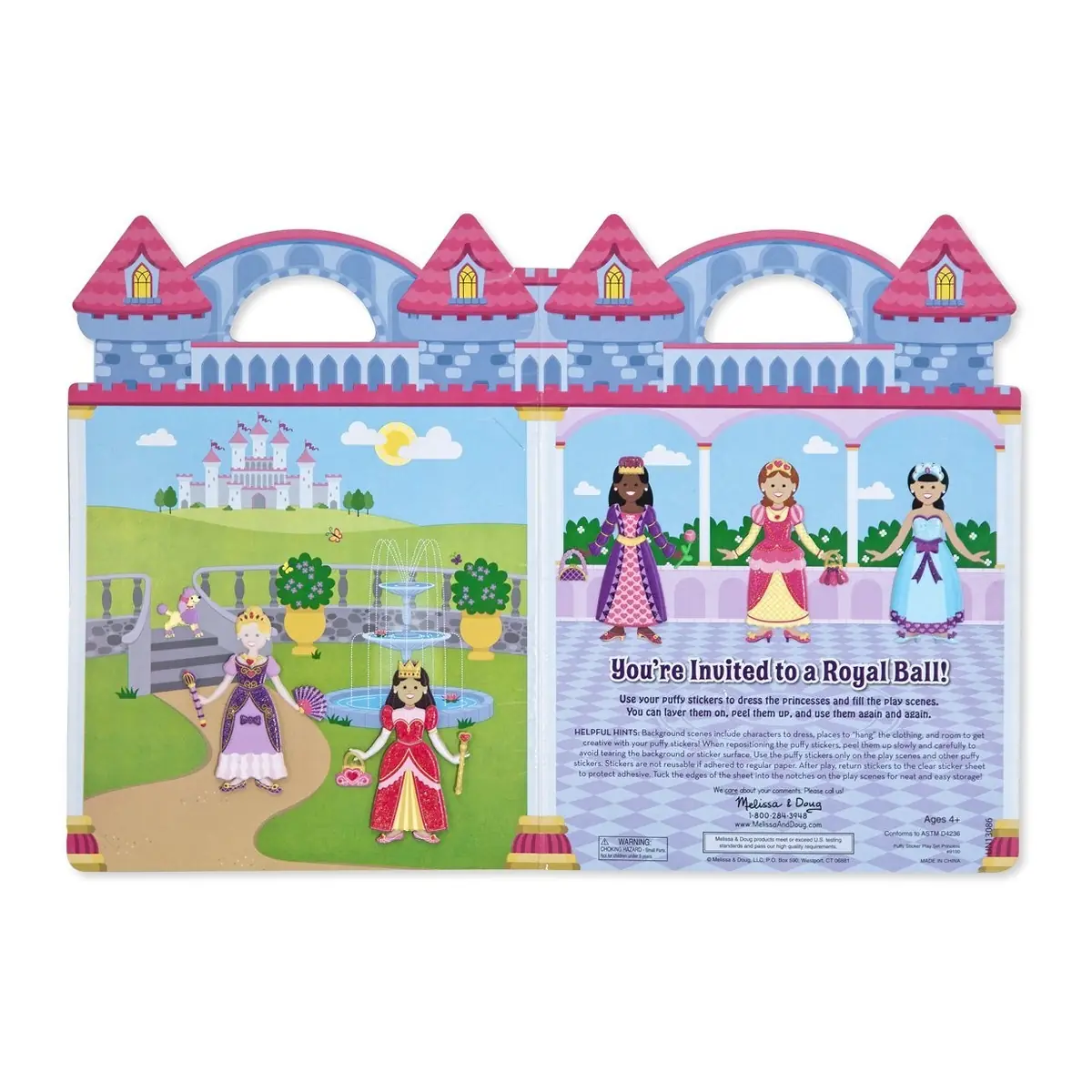 Abtibilduri pufoase Printese Melissa and Doug [3]