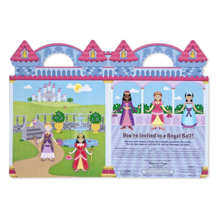 Abtibilduri pufoase Printese Melissa and Doug [3]
