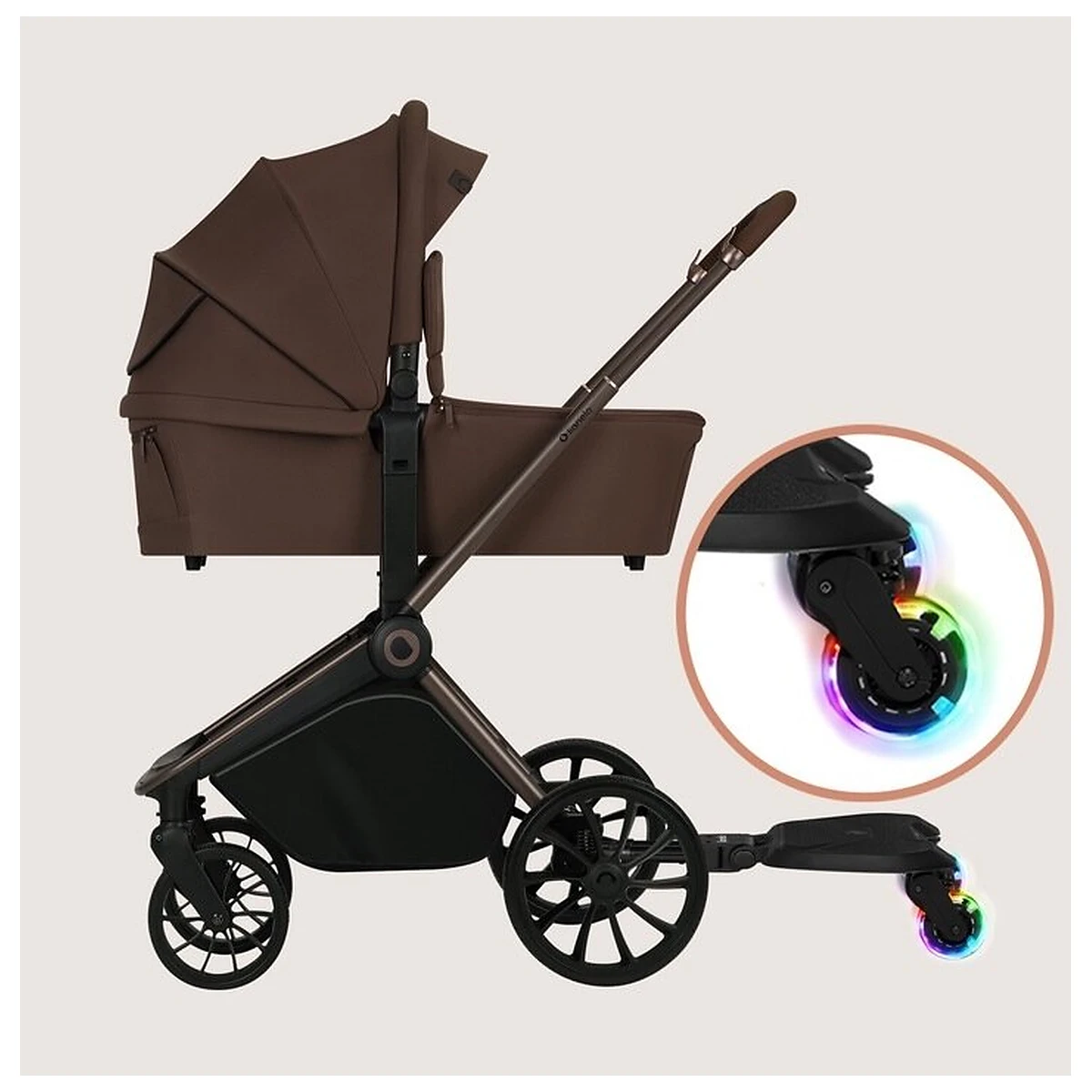 Adaptor universal carucior pentru al doilea copil, Lionelo, Buggy Board, 2 in 1, 3 pozitii reglare sezut pe inaltime, [20]