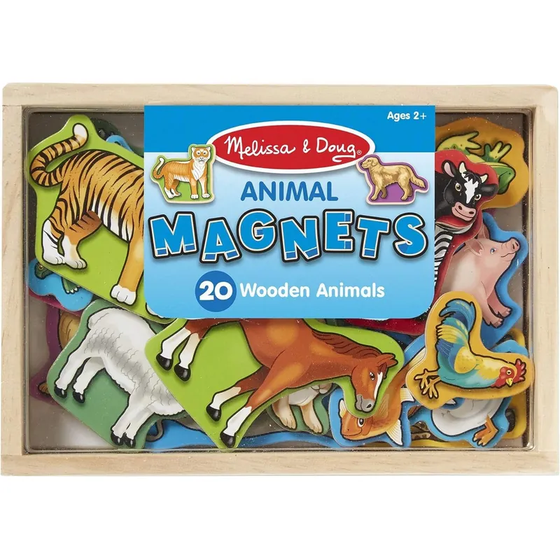 Animale de lemn cu magneti Melissa and Doug [4]