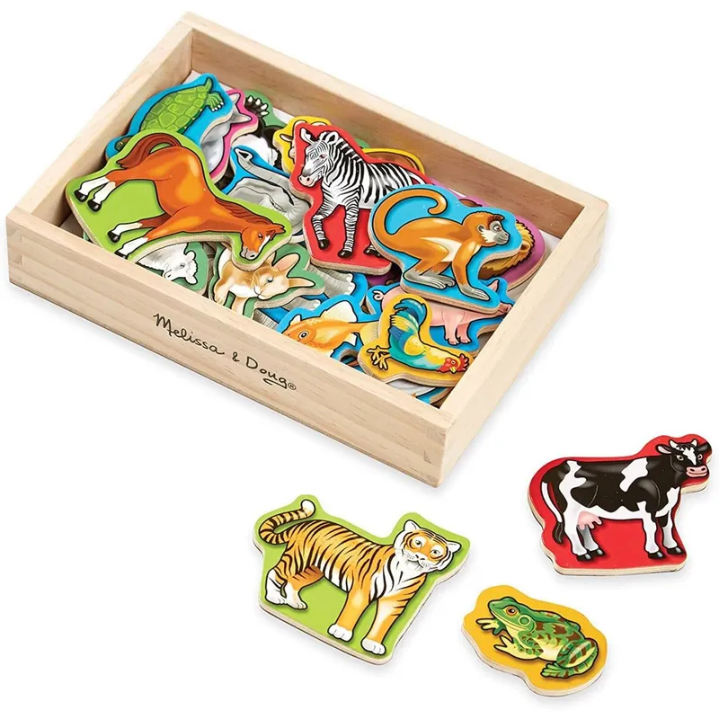 Animale de lemn cu magneti Melissa and Doug [2]