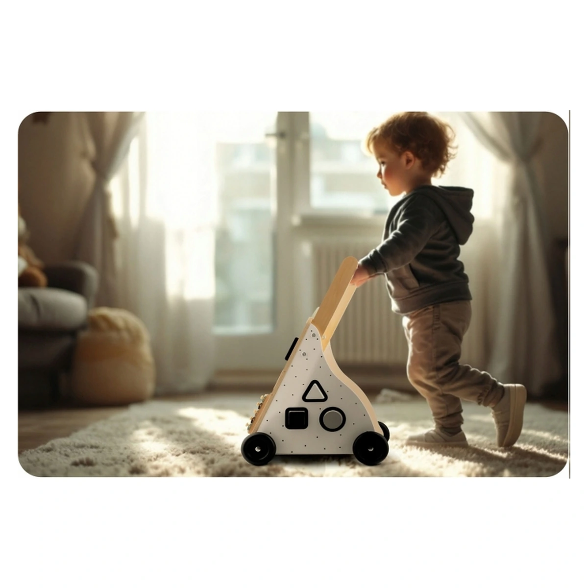 Antemergator lemn cu activitati Ricokids 12 luni+ [3]