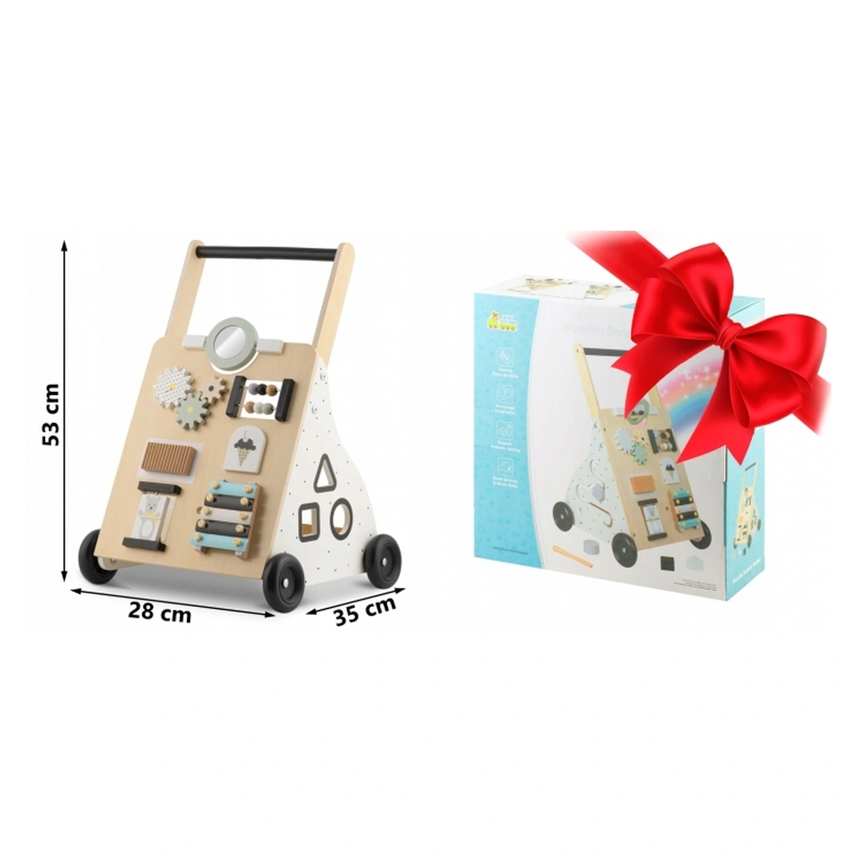 Antemergator lemn cu activitati Ricokids 12 luni+ [9]