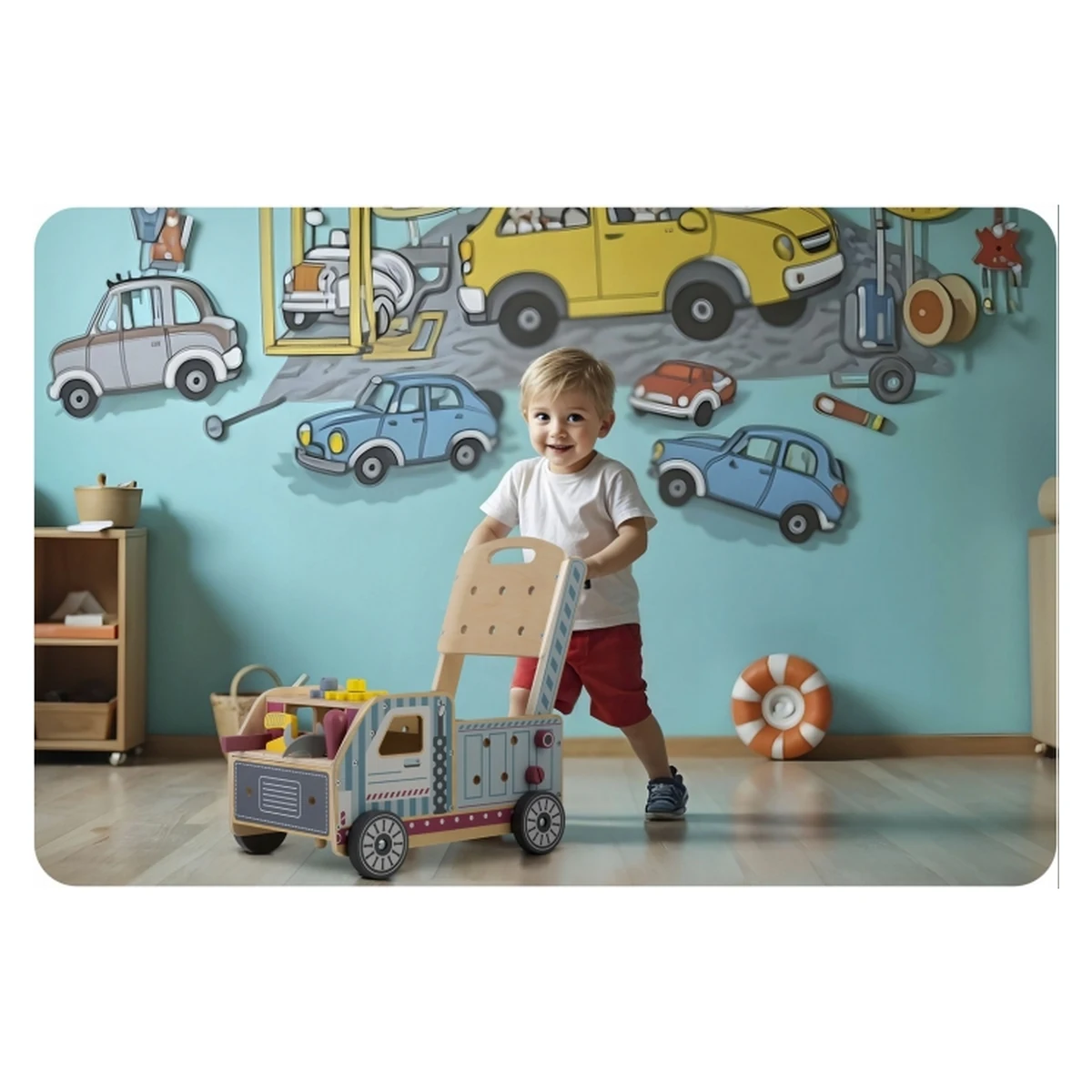 Antemergator lemn Ricokids RK-874 atelier activitati copii [7]