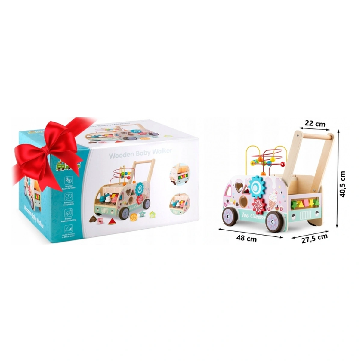 Antemergator lemn Ricokids magazin inghetata copii [7]