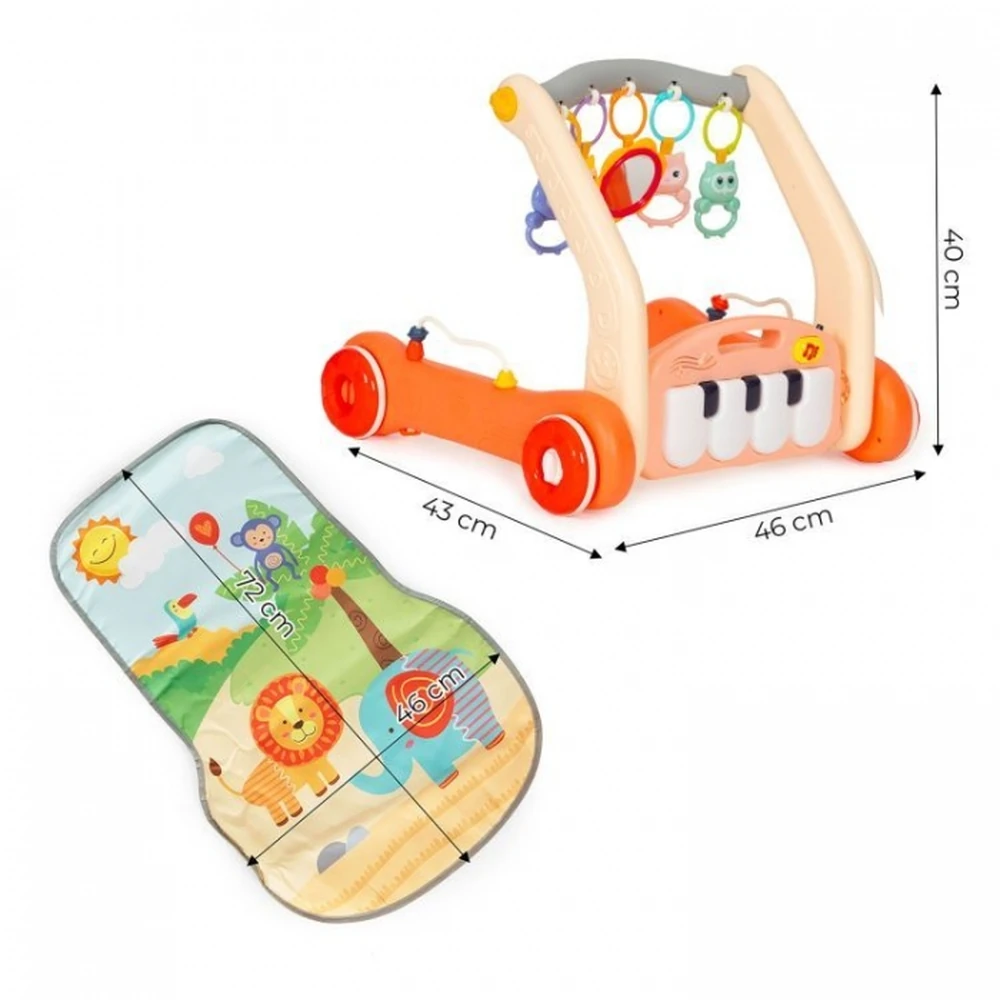 Antemergator educational 2 in 1 cu salteluta de joaca Huanger [2]