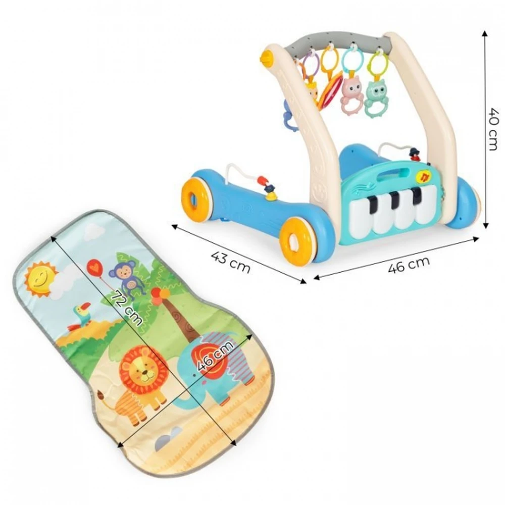 Antemergator educational 2 in 1 cu salteluta de joaca Huanger [8]