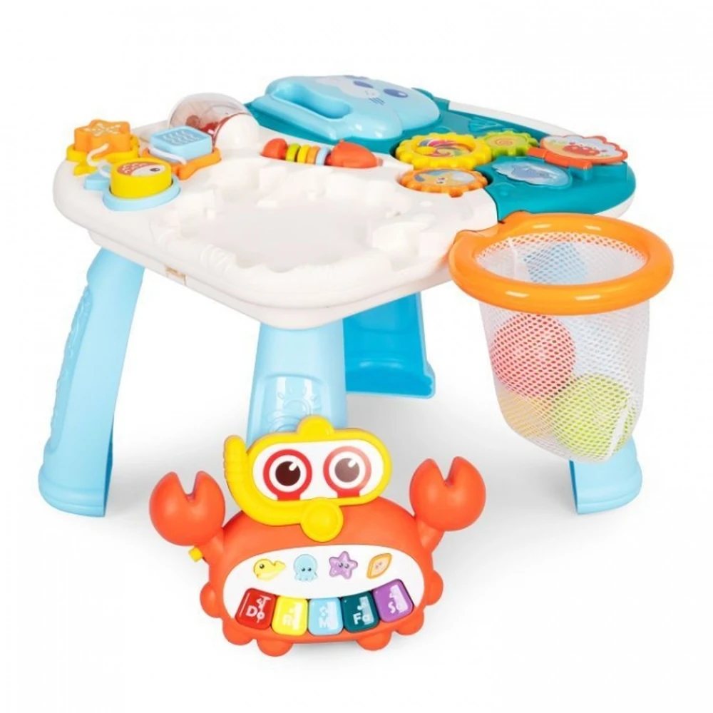 Antemergator educational 2 in 1 Huanger - Alb cu albastru [5]