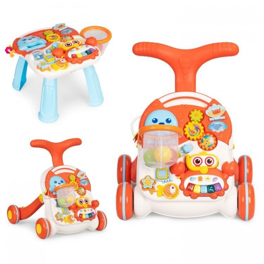 Antemergator educational 2 in 1 Huanger - Alb cu rosu [2]