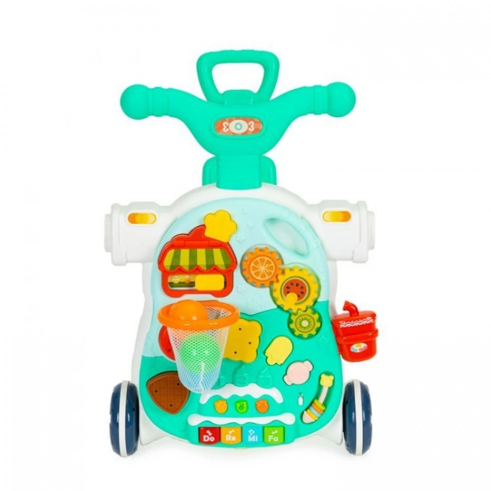 Antemergator educational 4 in 1 (antemergator, masuta, trotineta, bicicleta) Huanger - Verde [9]