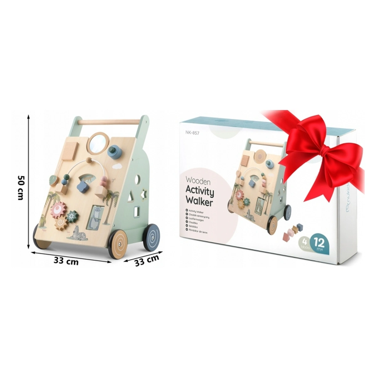 Antemergator educational lemn Nukido 12 luni+ [9]