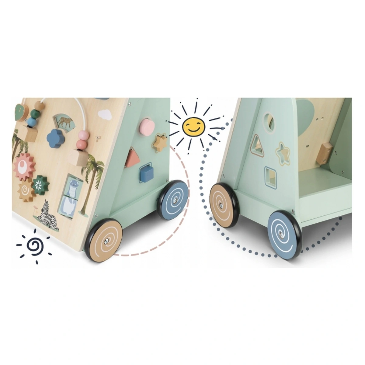 Antemergator educational lemn Nukido 12 luni+ [5]