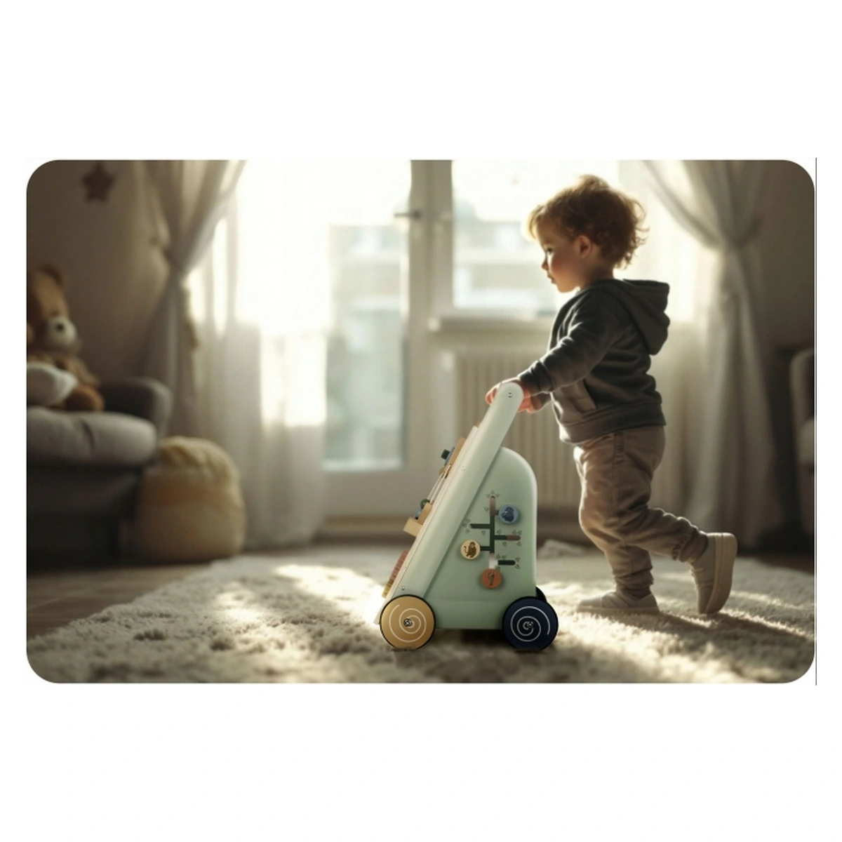 Antemergator educational lemn Nukido 12 luni+ [3]