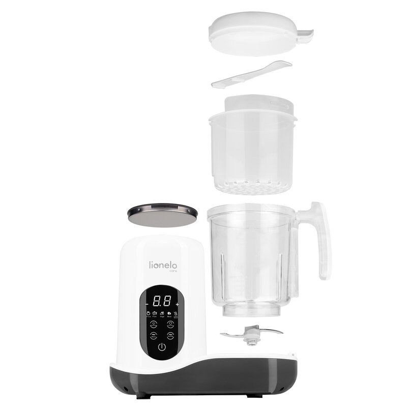 Aparat de gatit, Lionelo, BabyMenu, 5 in 1, Cu functii de gatire la abur, dezghetare, amestecare, incalzire si sterilizare, Alb [5]