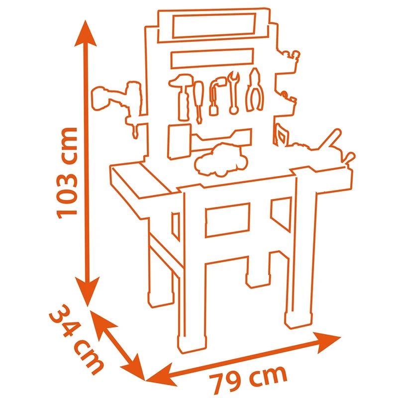 Atelier Smoby Black & Decker Bricolo Center [4]