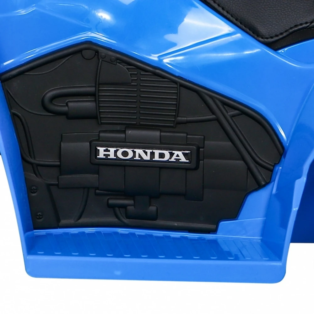 ATV electric HONDA 250X TRX, roti din plastic, scaun tapitat, 64x38x43 cm, putere 30W - Albastru [12]