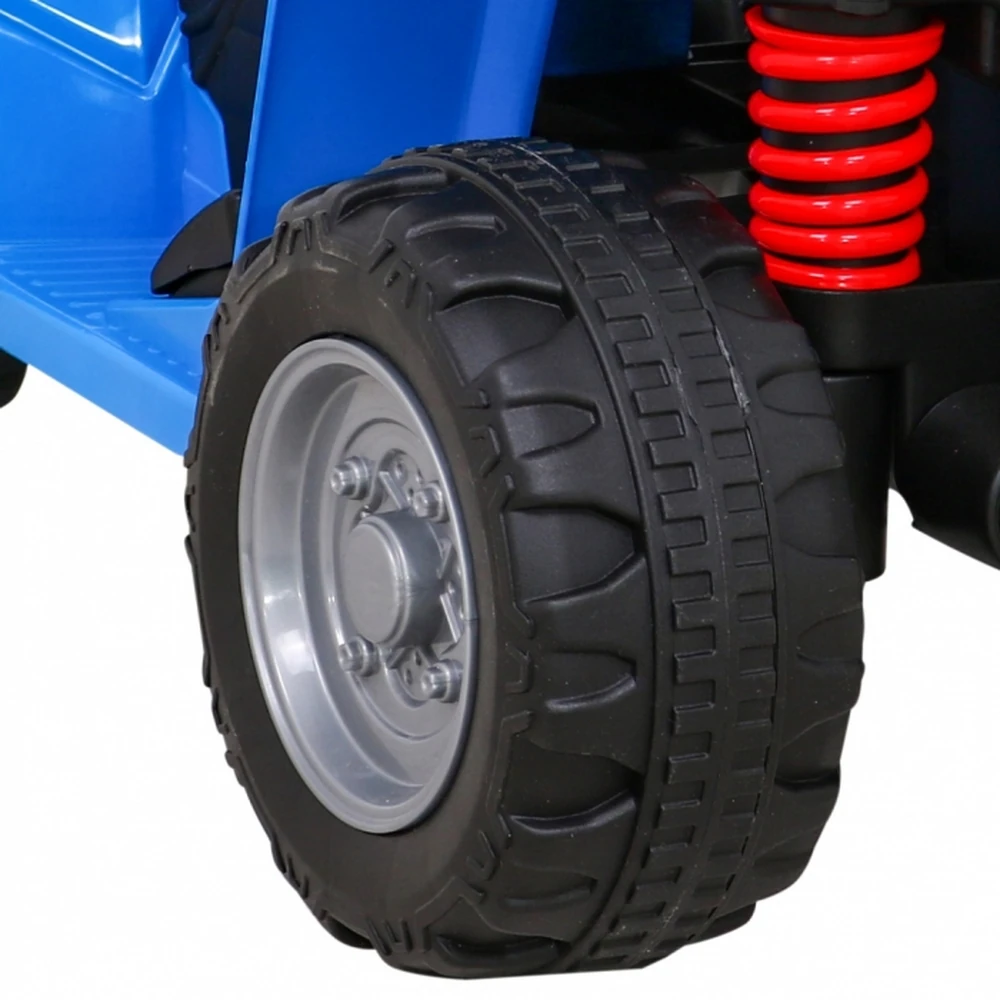 ATV electric HONDA 250X TRX, roti din plastic, scaun tapitat, 64x38x43 cm, putere 30W - Albastru [9]