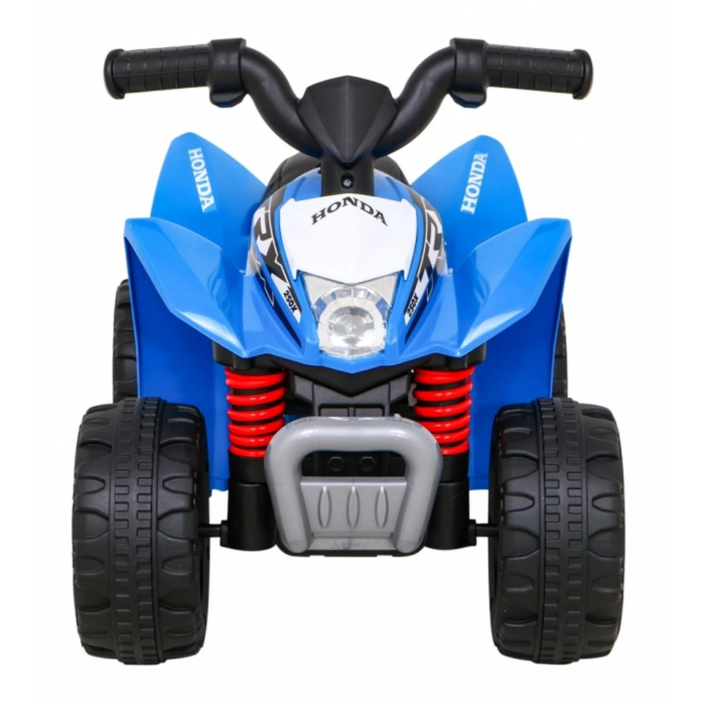 ATV electric HONDA 250X TRX, roti din plastic, scaun tapitat, 64x38x43 cm, putere 30W - Albastru [3]