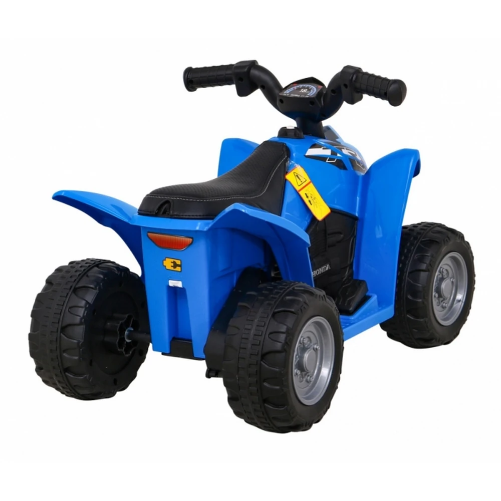 ATV electric HONDA 250X TRX, roti din plastic, scaun tapitat, 64x38x43 cm, putere 30W - Albastru [4]