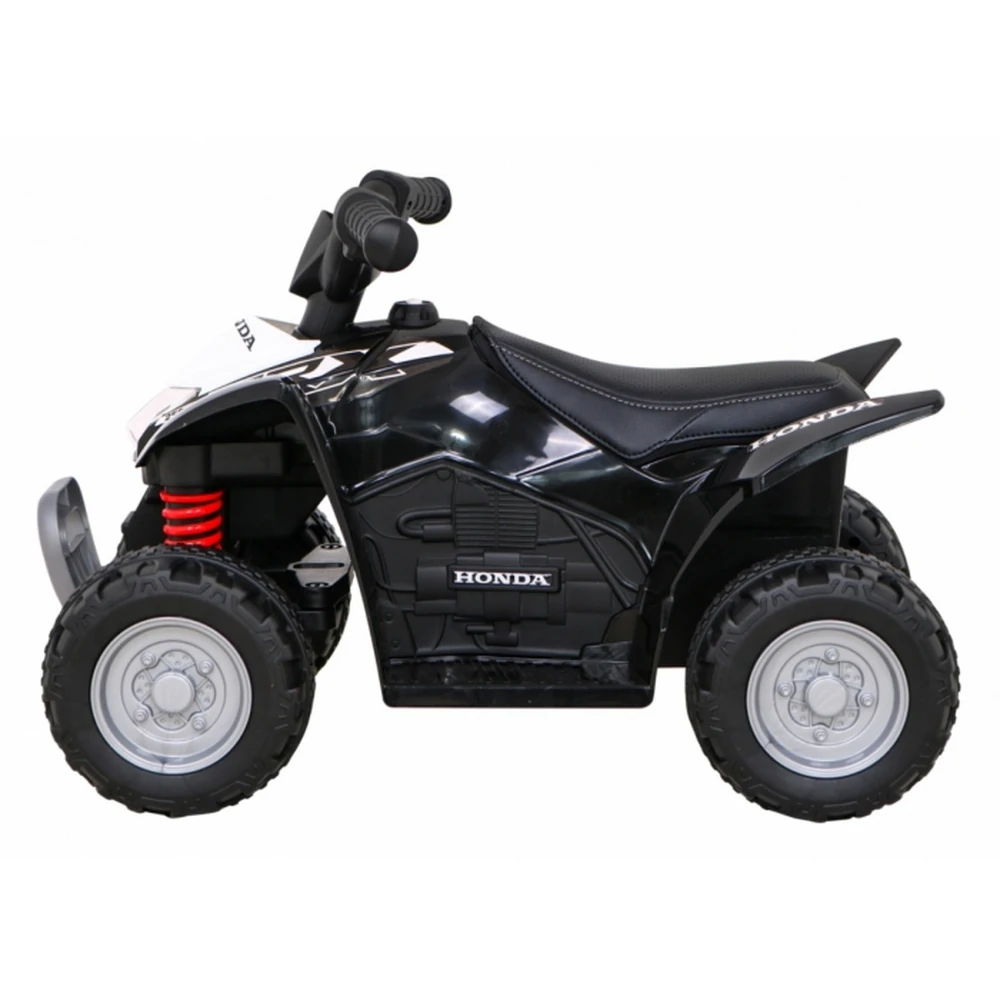 ATV electric HONDA 250X TRX, roti din plastic, scaun tapitat, 64x38x43 cm, putere 30W - Negru [8]