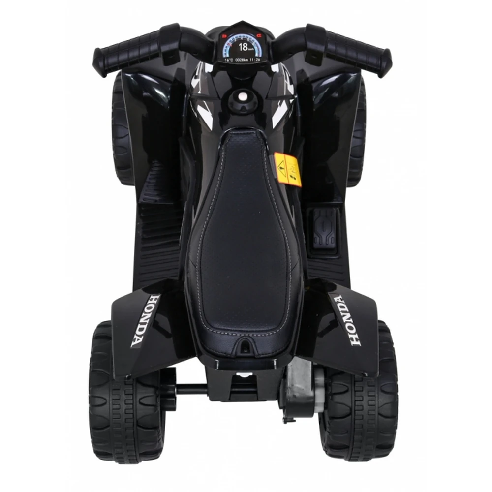 ATV electric HONDA 250X TRX, roti din plastic, scaun tapitat, 64x38x43 cm, putere 30W - Negru [10]