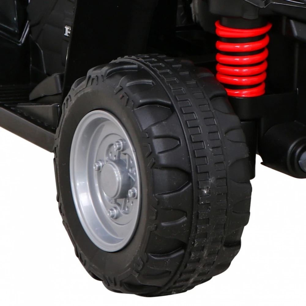 ATV electric HONDA 250X TRX, roti din plastic, scaun tapitat, 64x38x43 cm, putere 30W - Negru [5]