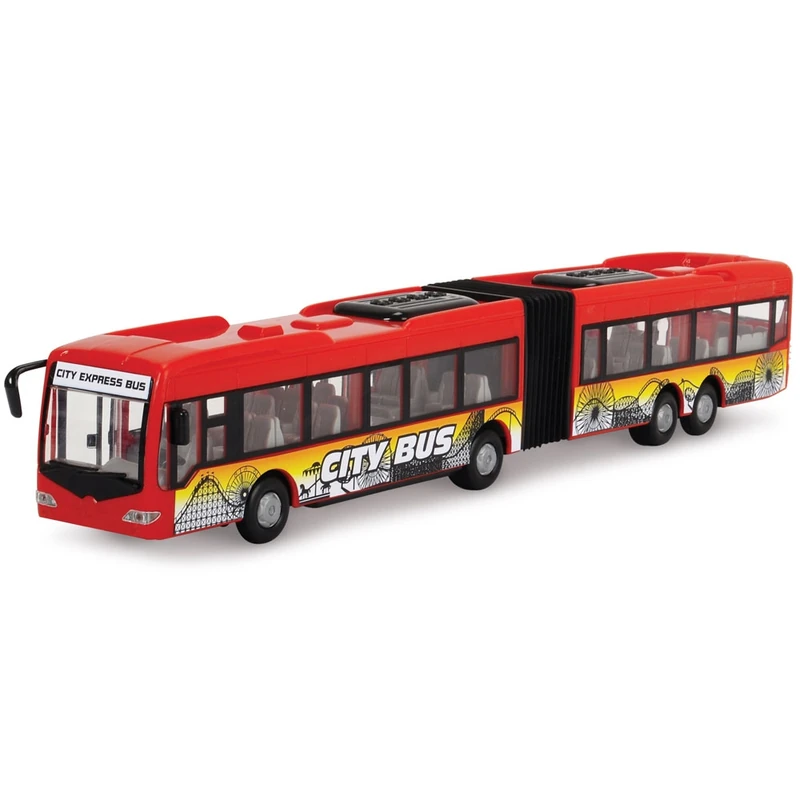 Autobuz Dickie Toys City Express Bus rosu [2]