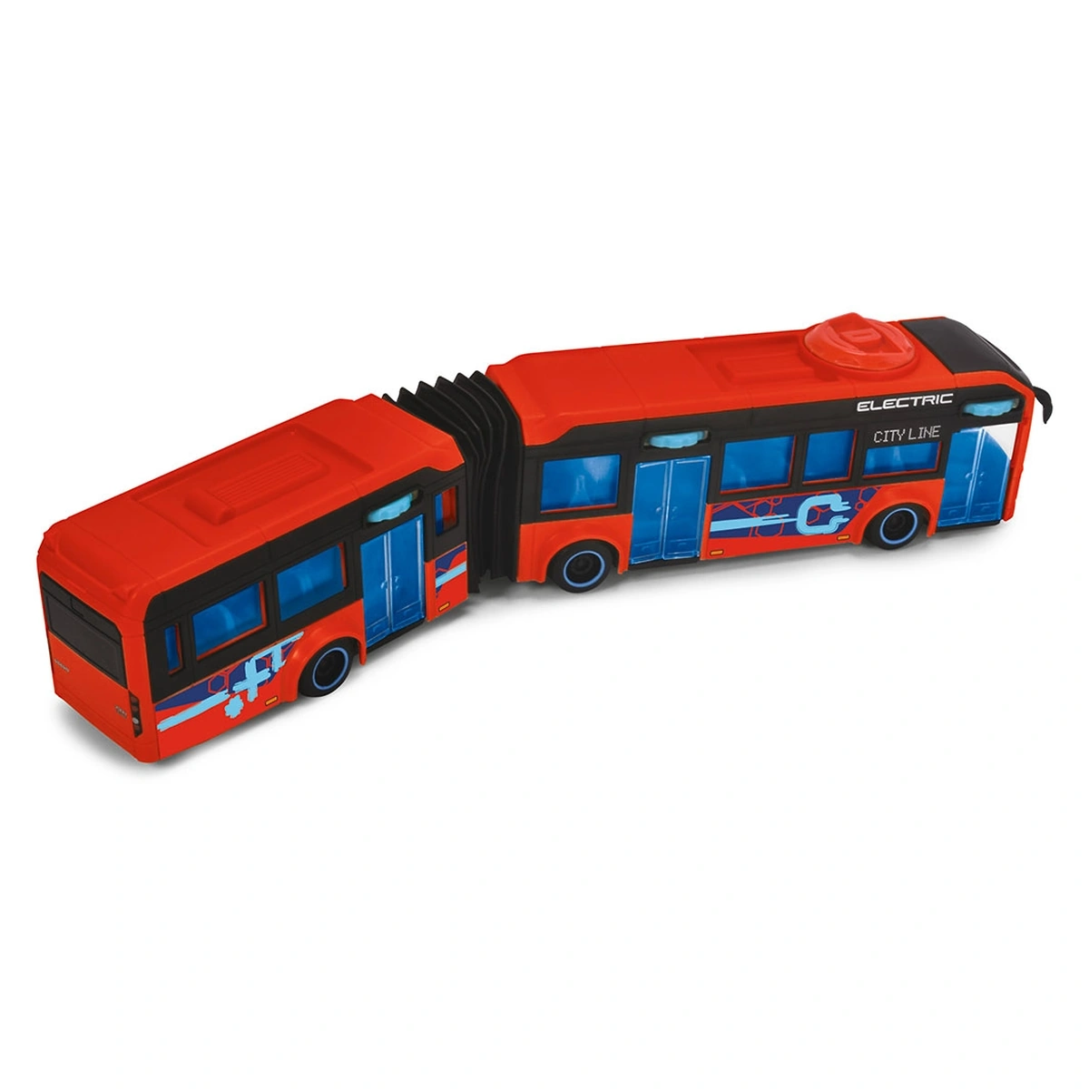 Autobuz Dickie Toys Volvo City Bus 40 cm rosu copii [7]