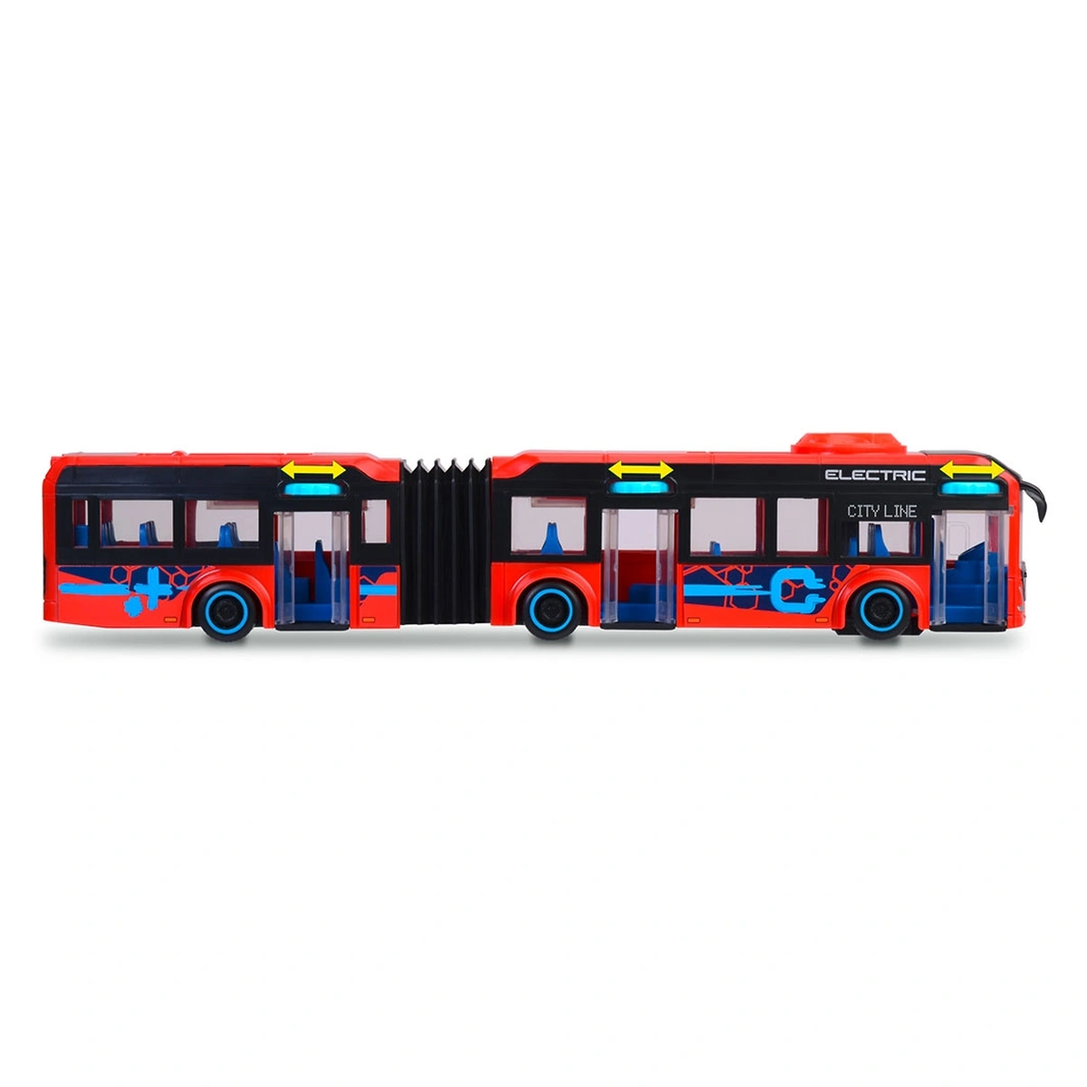 Autobuz Dickie Toys Volvo City Bus 40 cm rosu copii [3]