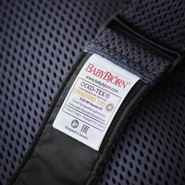 Marsupiu anatomic Mini BabyBjorn, cu pozitii multiple de purtare – Anthracite, 3D Mesh [14]