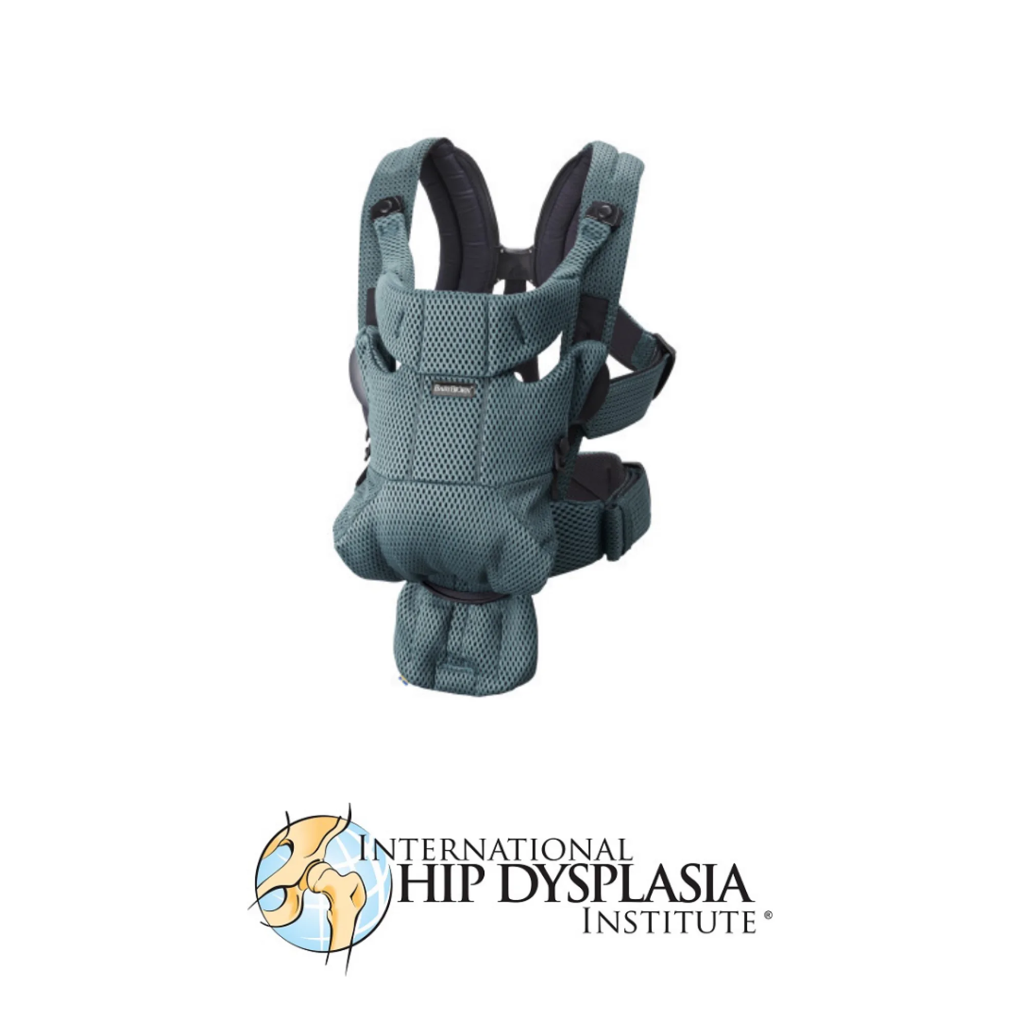 Marsupiu anatomic BabyBjorn Move, Verde Salvie 3D Mesh [2]