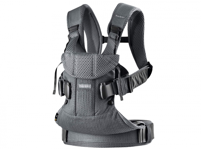 Marsupiu anatomic One Air BabyBjorn - Anthracite, 3D Mesh [5]