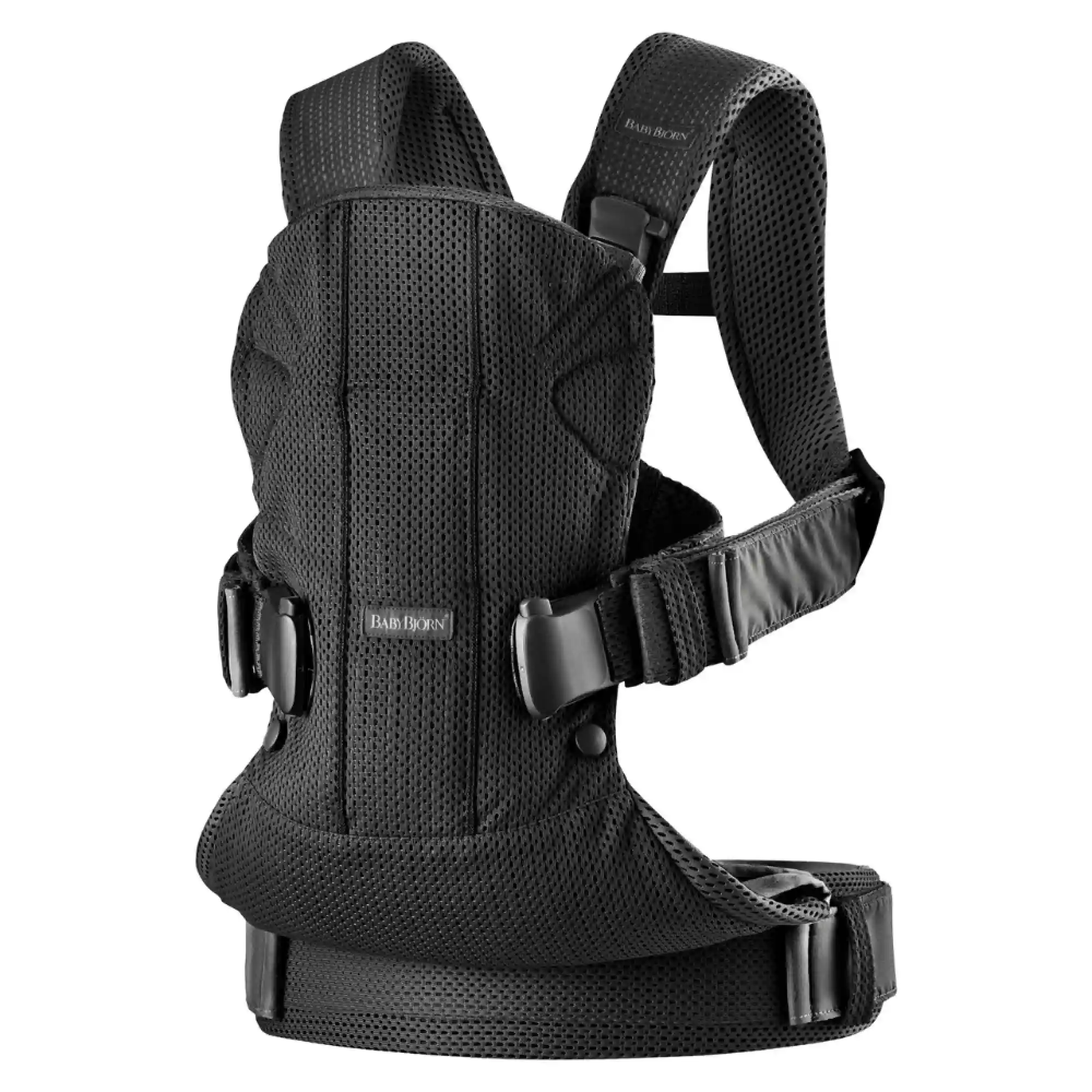 Babybjorn - Marsupiu Anatomic One Air - Black, 3D Mesh [1]