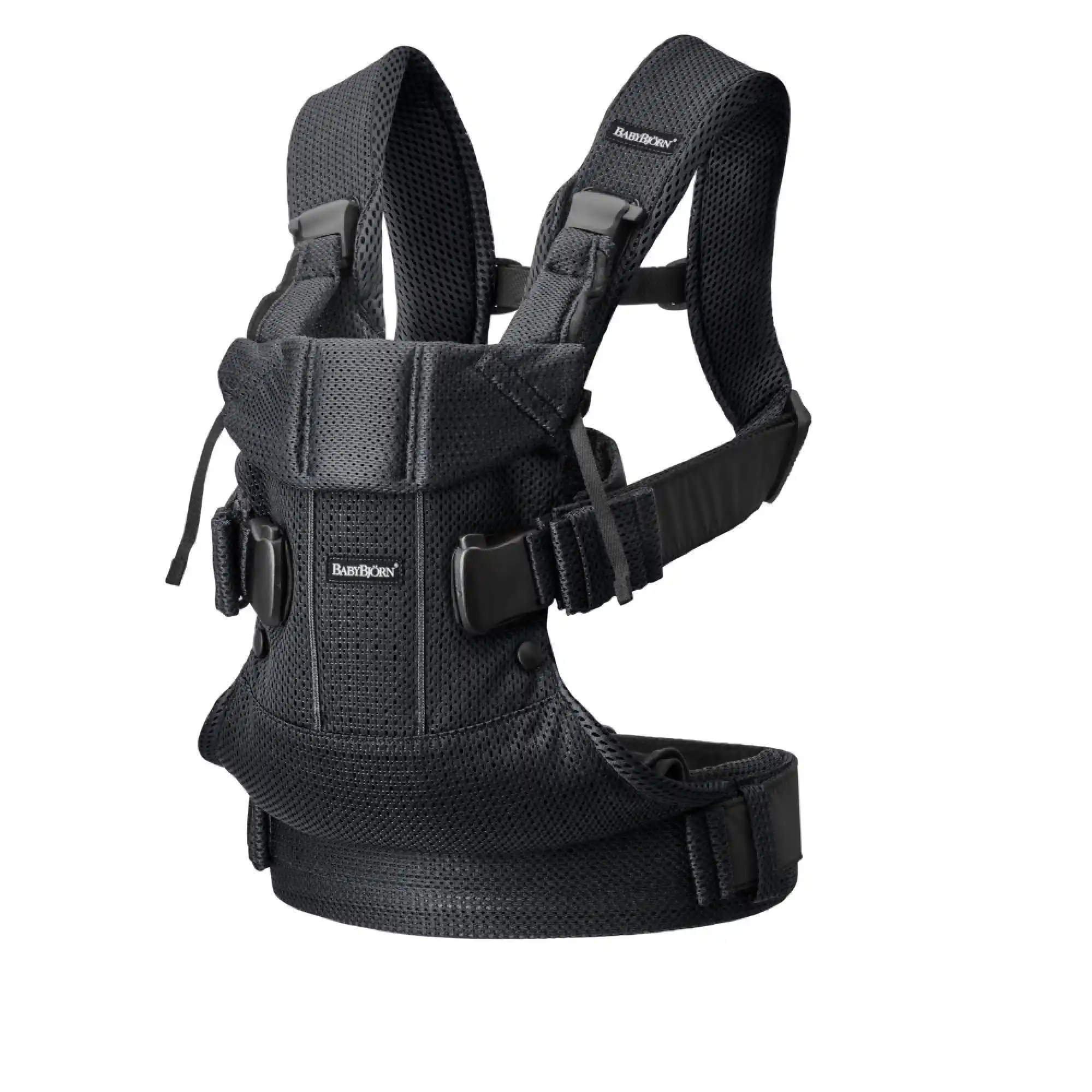 Babybjorn - Marsupiu Anatomic One Air - Black, 3D Mesh [2]