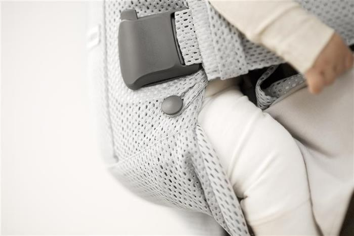 Marsupiu anatomic One Air BabyBjorn - Silver, 3D Mesh [6]