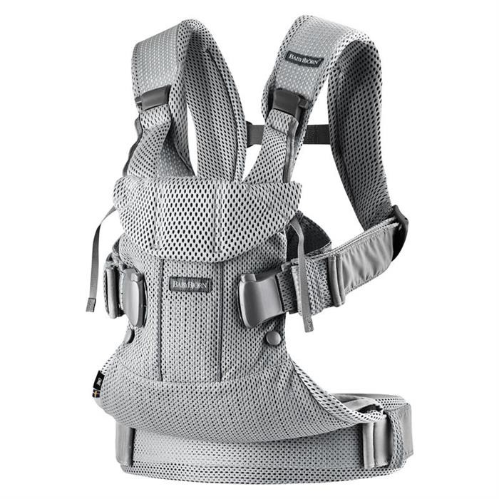 Marsupiu anatomic One Air BabyBjorn - Silver, 3D Mesh [11]
