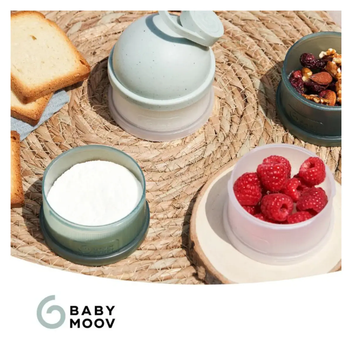 Babymoov - Dozator lapte praf Babydose Mineral Green [4]