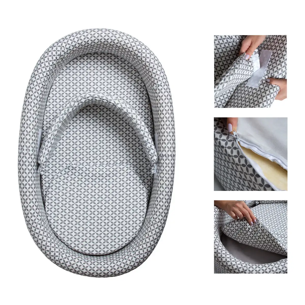 Babynest ajustabil pentru nou nascut BabyJem [7]